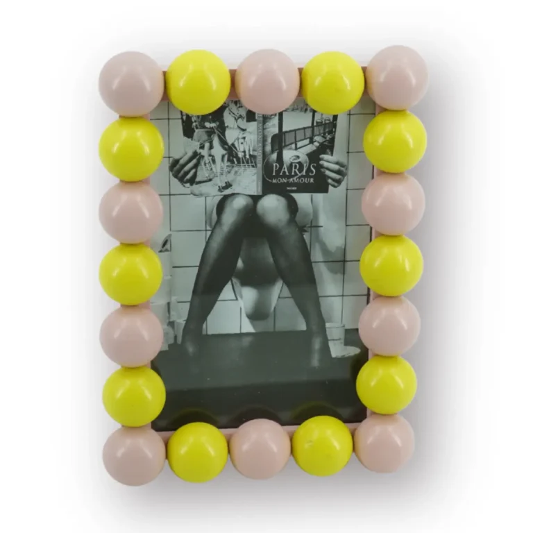 HOUSEVITAMIN Κορνίζα Bubbles Pink Yellow 18.5×13.5cm