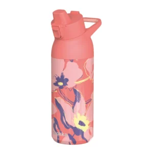 Quokka Ανοξείδωτος Θερμός με Στόμιο 700ml Coral