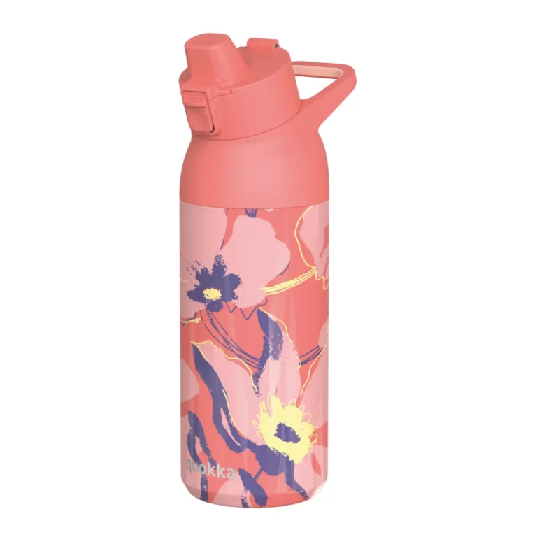 Quokka Ανοξείδωτος Θερμός με Στόμιο 700ml Coral