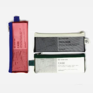 Papier Tigre Pencil Case Couleur Black Διάφανη Mesh Κασετίνα