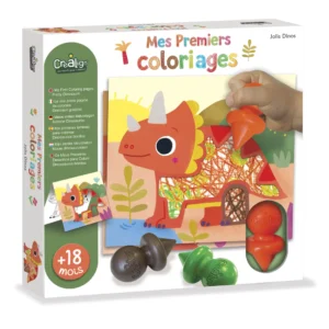 Crealign My First Cute Dino Coloring Pages για παιδιά 18+ μηνών