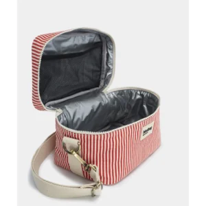 Hindbag Igor Lunch Bag Red Stripes από οργανικό βαμβάκι