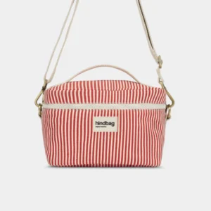 Hindbag Igor Lunch Bag Red Stripes από οργανικό βαμβάκι