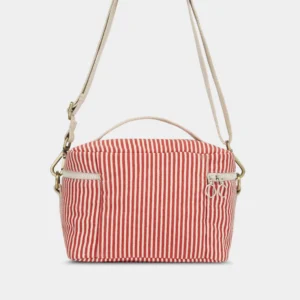 Hindbag Igor Lunch Bag Red Stripes από οργανικό βαμβάκι