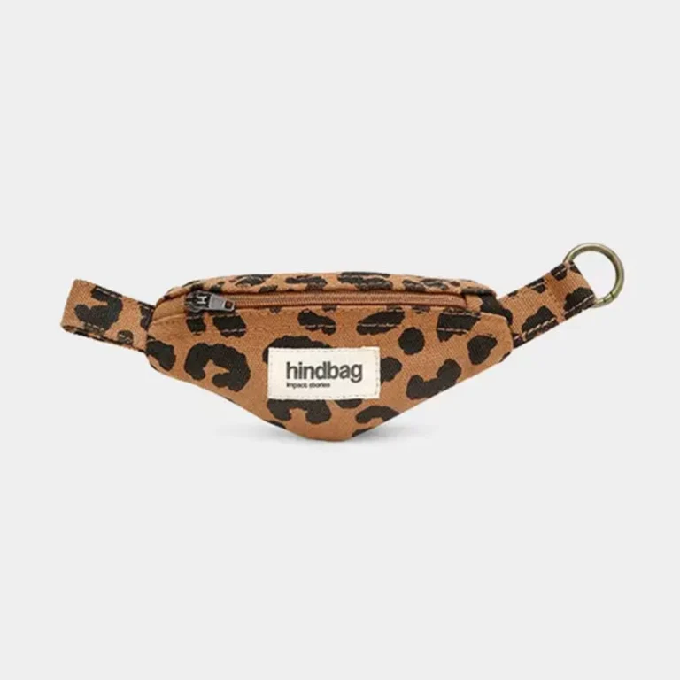 Hindbag Μπρελόκ Πορτοφολάκι Côme Cinnamon Leopard