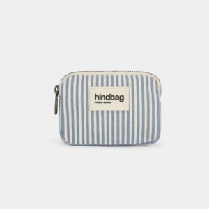 Hindbag Πορτοφολάκι Lili Blue Striped από Οργανικό Βαμβάκι