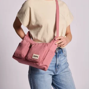 Hindbag Emile Blush Pink Multipocket Τσάντα Ώμου
