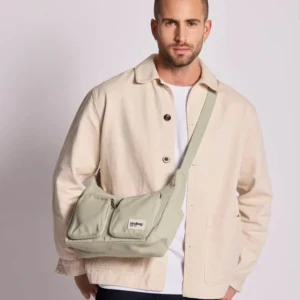 Hindbag Τσάντα Ώμου Emile Clay Green από Οργανικό Βαμβάκι