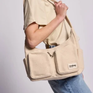 Hindbag Τσάντα Ώμου Emile Jute από Οργανικό Βαμβάκι