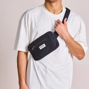 Hindbag Τσαντάκι Μέσης Harry Black από Οργανικό Βαμβάκι