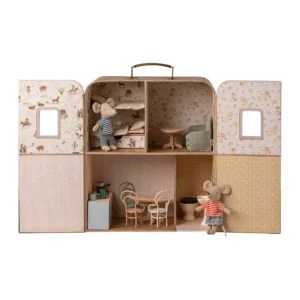 Maileg Κουκλόσπιτο SuitCasa για Little Brother και Little Sister Mice