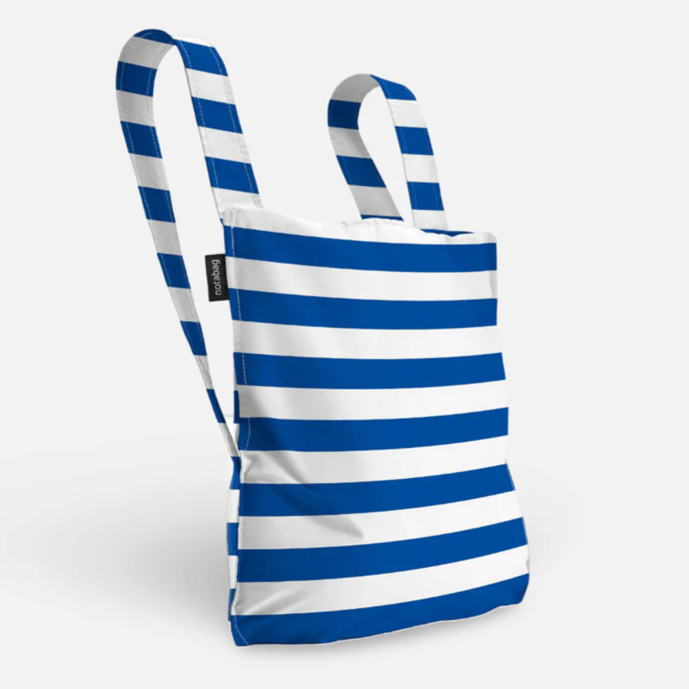 Notabag Original Marine Stripes Πτυσσόμενη Tote Τσάντα & Backpack