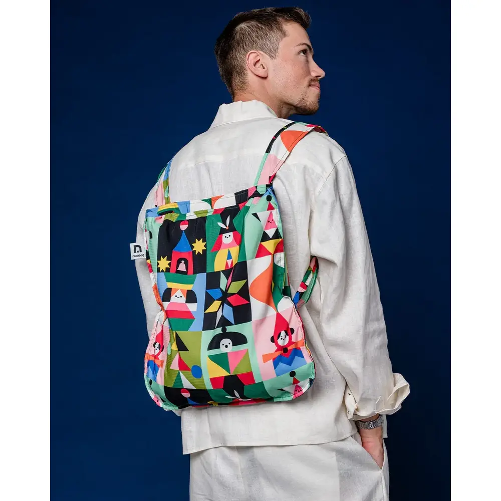 Notabag Original Playground Πτυσσόμενη Tote Τσάντα Backpack Judit Canela