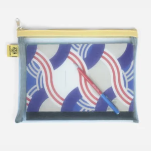 Papier Tigre Mesh Pocket Couleur Vert Medium Διάφανη Θήκη Organizer
