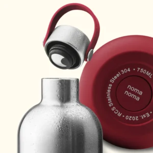 noma noma Παγούρι Θερμός Grenadine Red 750ml Ανοξείδωτο