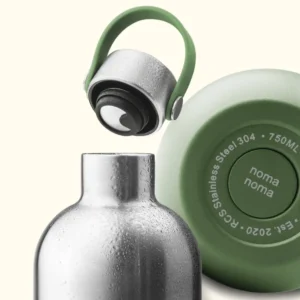 noma noma Παγούρι Θερμός Smoothie Green 750ml Ανοξείδωτο