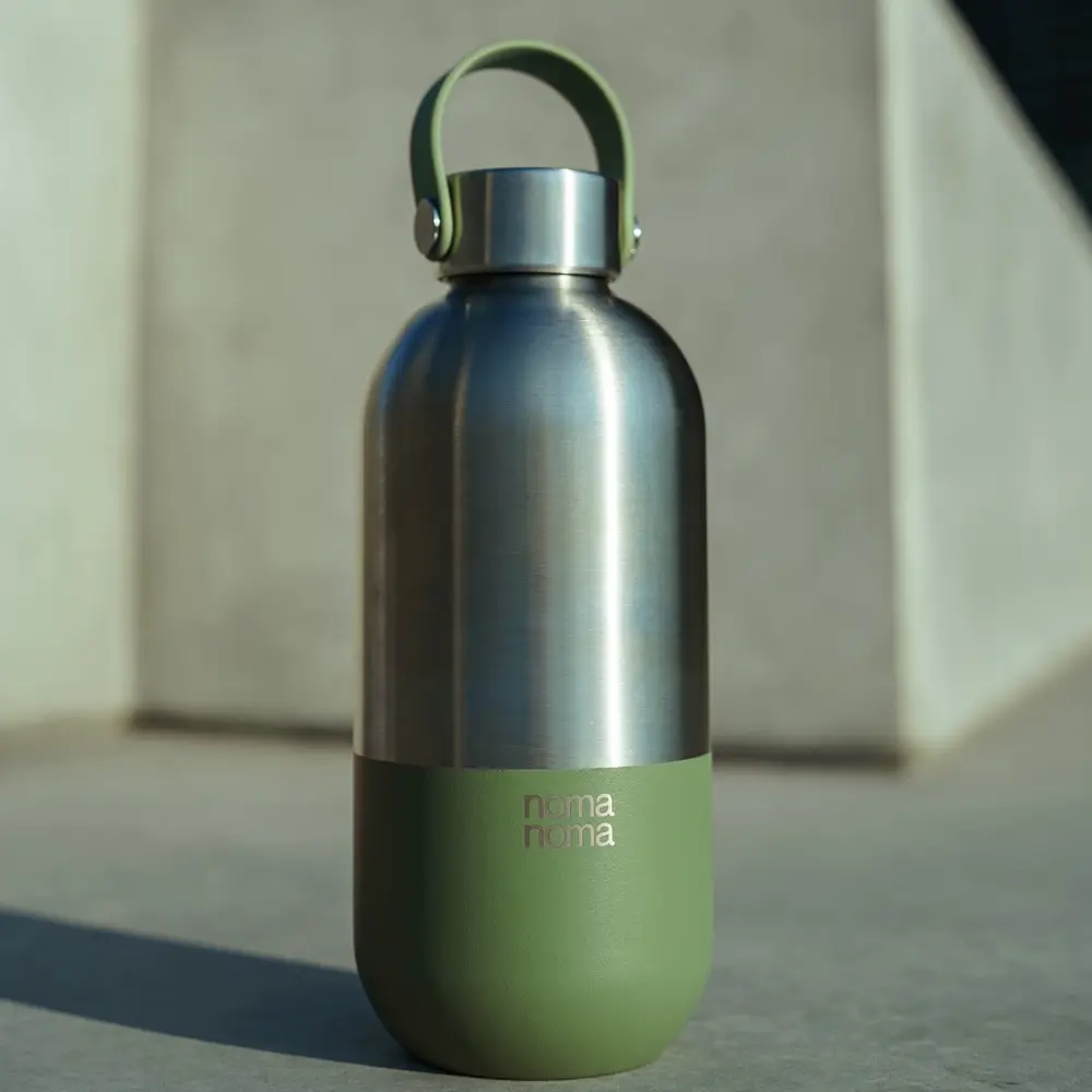 noma noma Παγούρι Θερμός Smoothie Green 750ml Ανοξείδωτο