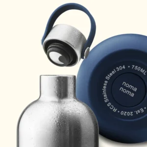 noma noma Παγούρι Θερμός Soda Blue 750ml Ανοξείδωτο