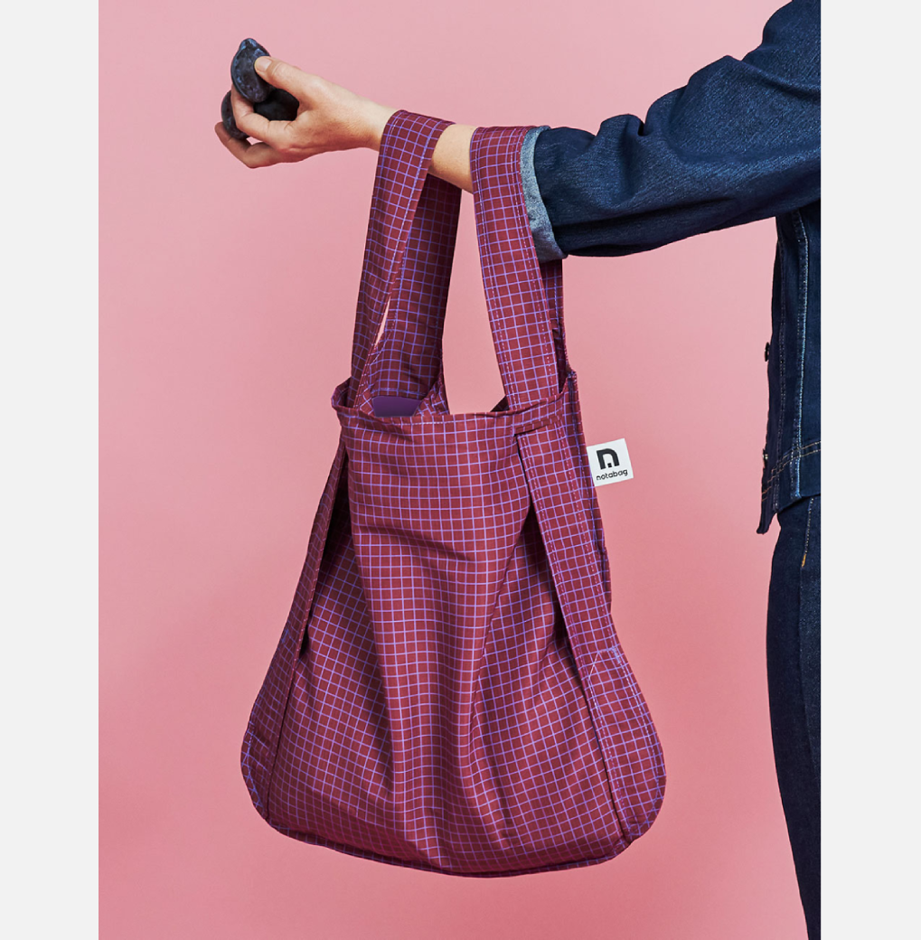 Notabag Original Plum Please Πτυσσόμενη Τσάντα Tote Backpack 2 σε 1