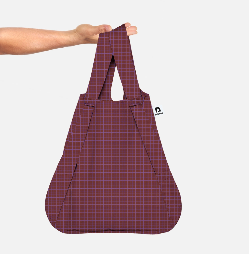 Notabag Original Plum Please Πτυσσόμενη Τσάντα Tote Backpack 2 σε 1