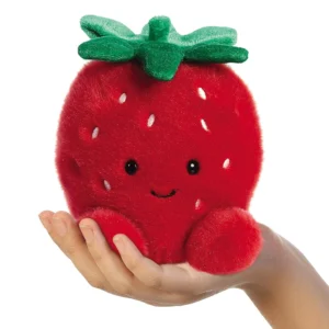 Aurora World Palm Pals Juicy Strawberry Λούτρινη Φράουλα Κόκκινη 13cm