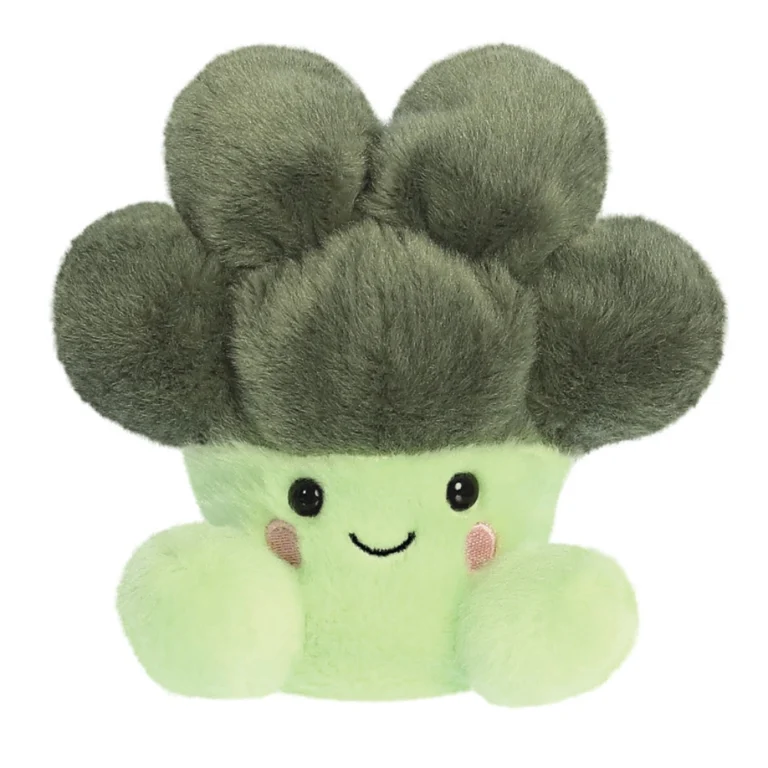 Aurora World Palm Pals Luigi Broccoli Λούτρινο Μπρόκολο Πράσινο 13cm