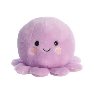 Aurora World Palm Pals Oliver Octopus Λούτρινο Χταπόδι Μωβ 13cm