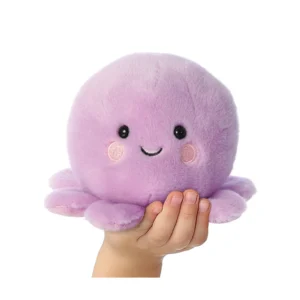 Aurora World Palm Pals Oliver Octopus Λούτρινο Χταπόδι Μωβ 13cm