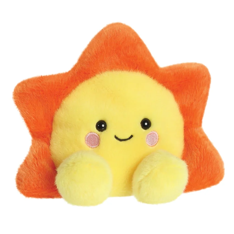 Aurora World Palm Pals Rae Sun Λούτρινος Ήλιος Πορτοκαλί 13cm