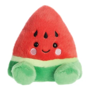 Aurora World Palm Pals Sandy Watermelon Λούτρινο Καρπούζι Κόκκινο Πράσινο 13cm