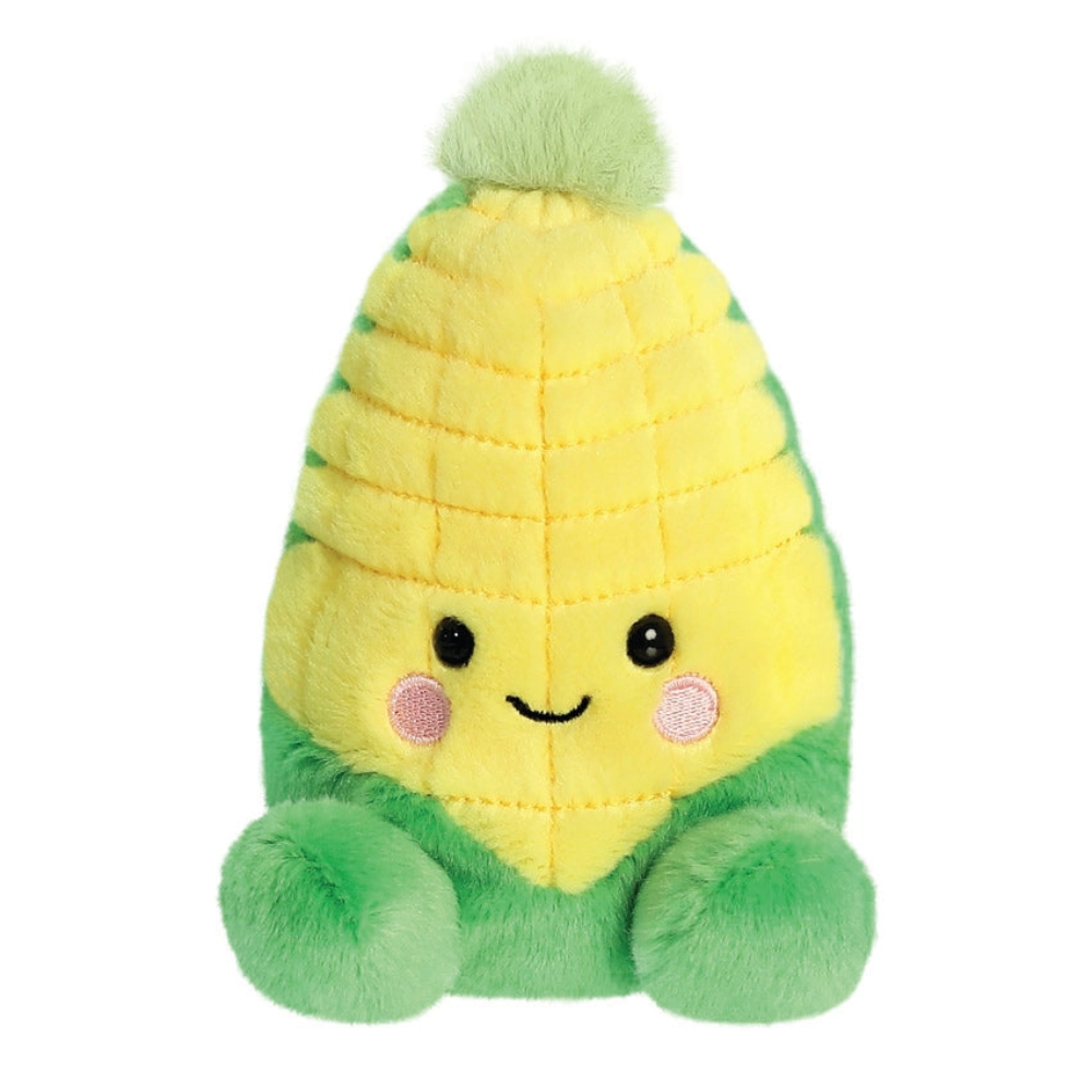 Aurora World Palm Pals Wavey Corn Λούτρινο Καλαμπόκι Κίτρινο Πράσινο 13cm