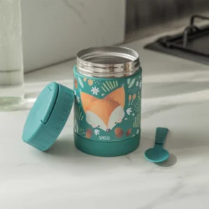 Sassi Crunchy the Fox Παιδικό Θερμός Φαγητού 350ml Ανοξείδωτο με Αλεπουδάκι